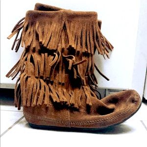 Minnetonka Fringe Boot